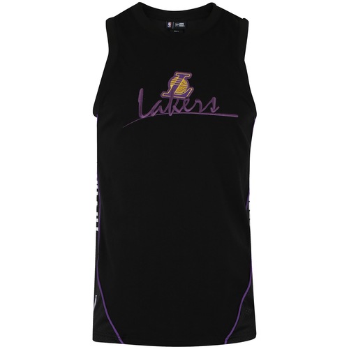 Camiseta Regata New Era Los Angeles Lakers Piping V Cut - Masculina é boa?