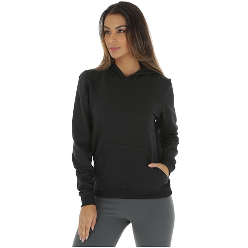 Blusão de Moletom com Capuz Oxer Básico - Feminino é boa?
