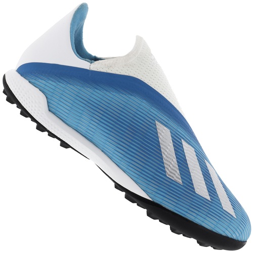Chuteira Society adidas X 19.3 Laceless TF - Adulto Menor preço em Chuteira Society adidas X 19.3 Laceless TF - Adulto