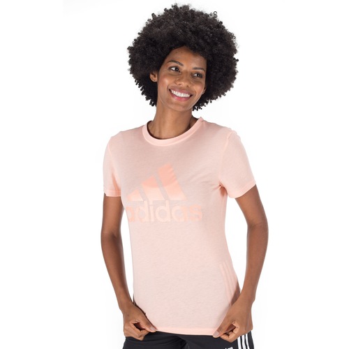 camiseta adidas rosa claro