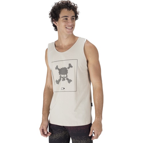 Regata oakley masculina skull tank preta em Promoção na Americanas