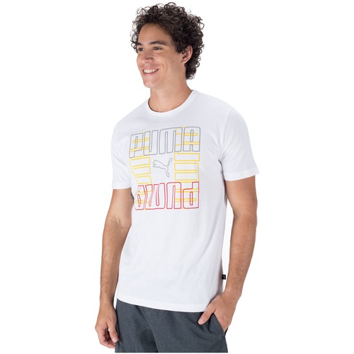 Camiseta Puma Brand Graphic - Masculina - Video 1