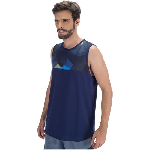 Camiseta Regata Oxer Cut Print - Masculina - Video 1