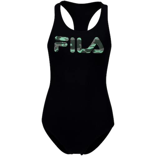 Maiô para Natação com Proteção Solar UV Fila Tri Logo II - Adulto Menor preço em Maiô para Natação com Proteção Solar UV Fila Tri Logo II - Adulto
