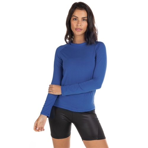 Camiseta Oxer Manga Longa com Proteção Solar UV 50+ Custom - Feminina Menor preço em Camiseta Oxer Manga Longa com Proteção Solar UV 50+ Custom - Feminina