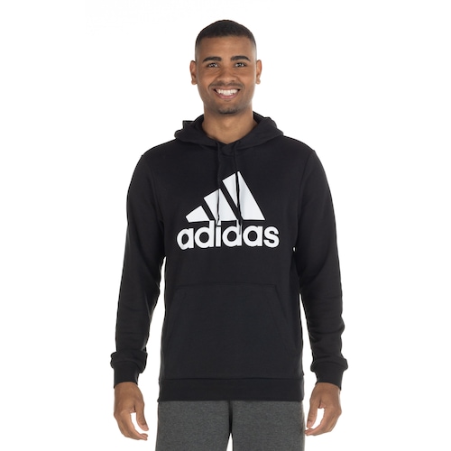 Blusão de Moletom adidas Masculino com Capuz Logo - Video 1