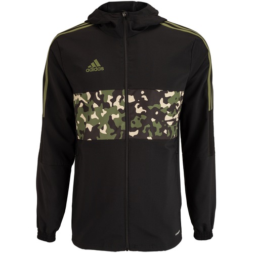 Jaqueta adidas com Capuz Tiro Aop - Masculina Menor preço em Jaqueta adidas com Capuz Tiro Aop - Masculina