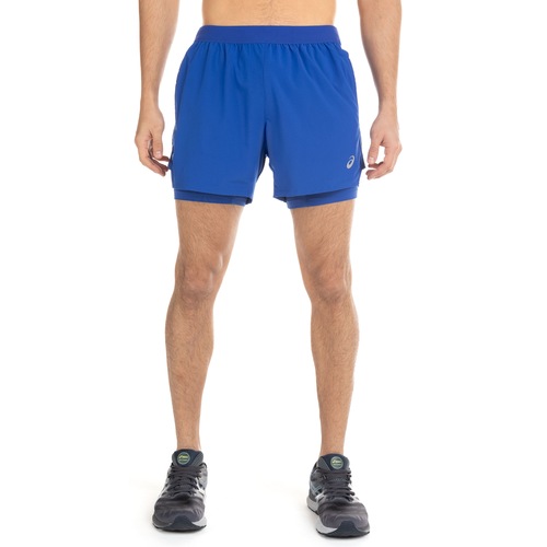 Bermuda Masculina Asics Dupla Cós Elástico Menor preço em Bermuda Masculina Asics Dupla Cós Elástico