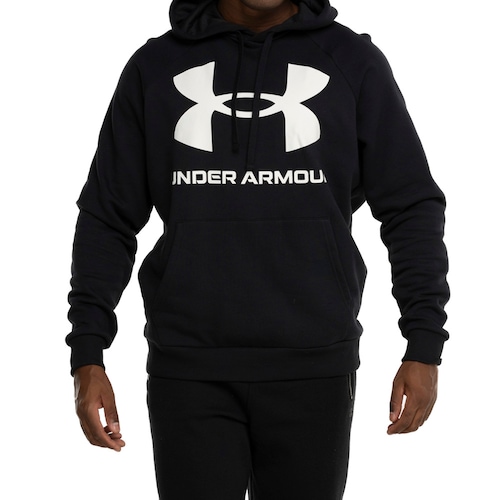 Blusa de Moletom Under Armour Masculina com Capuz Rival Fleece Big - Video 1