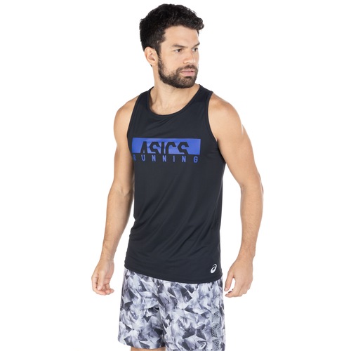 Camiseta Regata Masculina ASICS Running Poliamida - Video 1