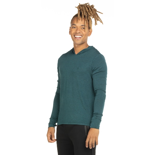 Camiseta Manga Longa com Capuz Oxer - Masculina Menor preço em Camiseta Manga Longa com Capuz Oxer - Masculina