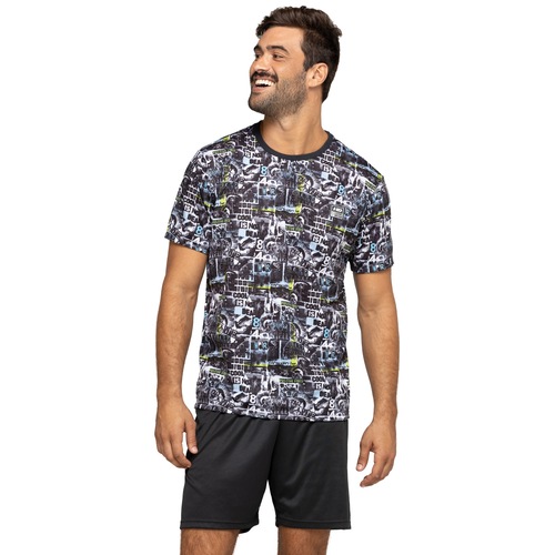 Camiseta HD Manga Curta Especial 7457B - Masculina - Video 1