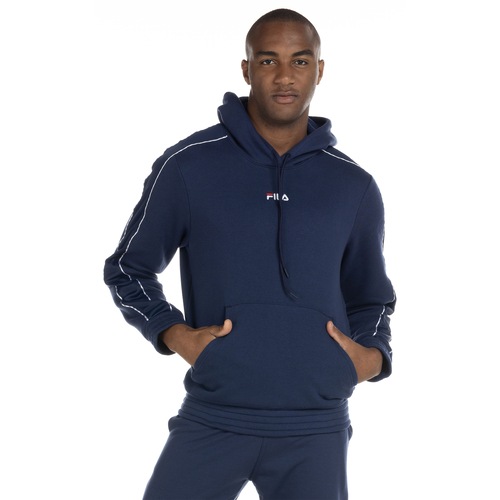 Blusão Fila com Capuz Classic Piping - Masculino Menor preço em Blusão Fila com Capuz Classic Piping - Masculino