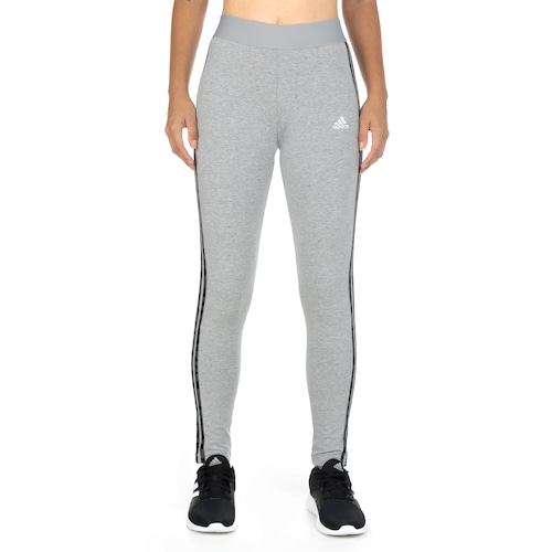 Calça Legging Feminina adidas Algodão 3 Listras - Video 1