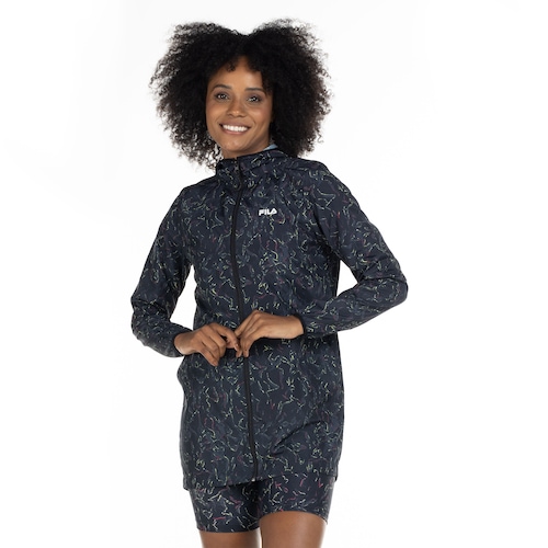 Jaqueta Parka Fila com Capuz Printed - Feminina - Video 1