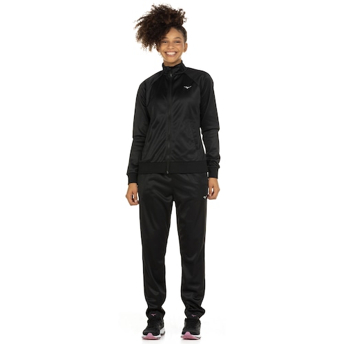 Conjunto de Agasalho Mizuno Basic Root - Feminino - Video 1