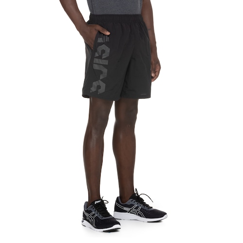 Bermuda ASICS Masculina Logo Estourado - Video 1