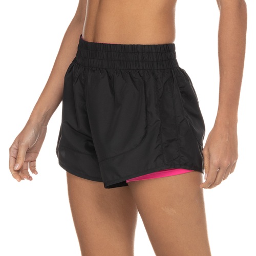 Short 2 em 1 Feminino Oxer Fitness Color Block - Video 1