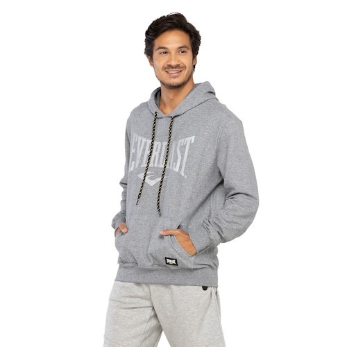 Blusa de Moletom Everlast Masculina com Capuz Canguru - Video 1