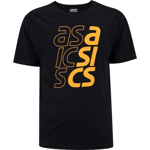 Camiseta Masculina ASICS Manga Curta Recortes é boa?