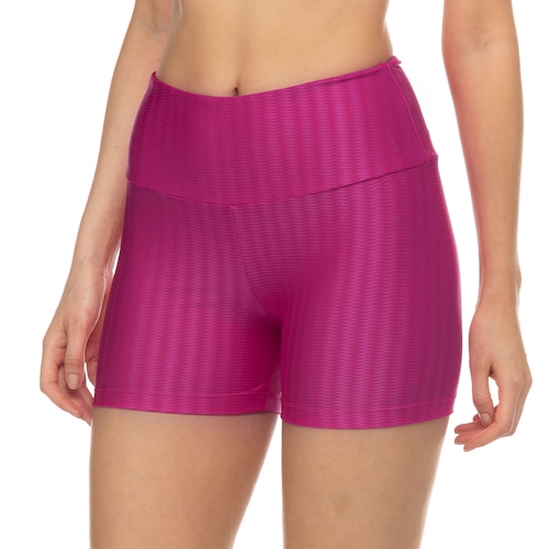 Bermuda Cós Alto e Média Compressão Feminina Oxer com Proteção UV FPS 50