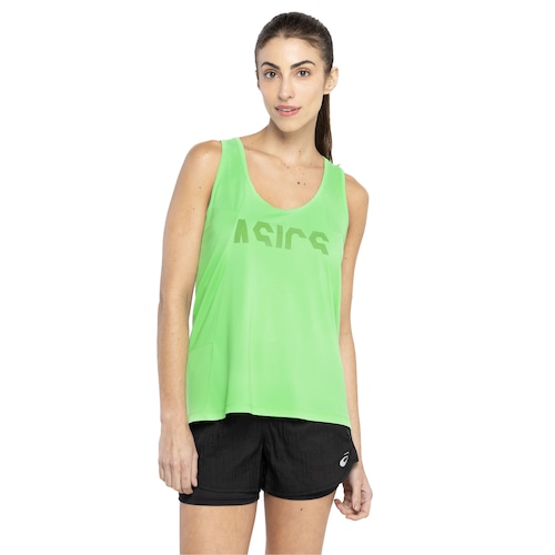Camiseta Regata ASICS Recorte Respirável - Feminina Menor preço em Camiseta Regata ASICS Recorte Respirável - Feminina