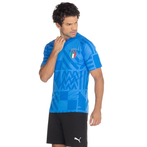 Camisa Pré-Jogo da Seleção Itália I 22/23 Puma - Masculina - Video 1