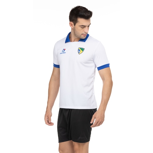 Camisa Topper Brasil II Retrô - Masculina - Video 1