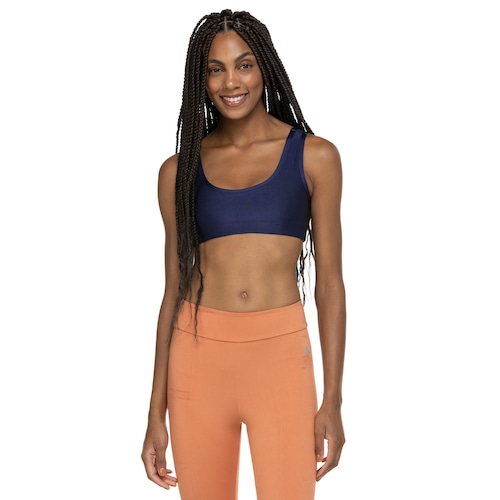 Top Fitness sem Bojo Lauf Baixa Sustentação Basic Alças - Adulto - Video 1