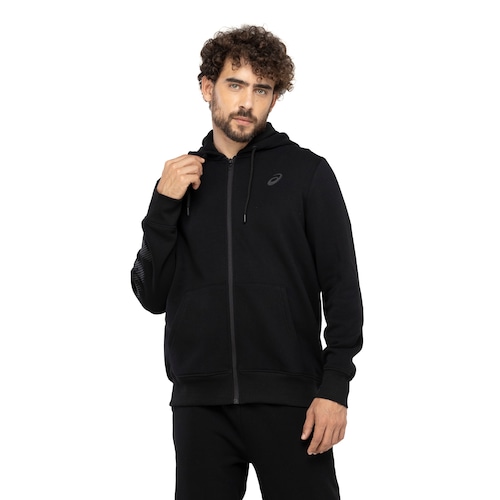 Jaqueta Masculina ASICS com Capuz Moletom Canguru Fleece Menor preço em Jaqueta Masculina ASICS com Capuz Moletom Canguru Fleece