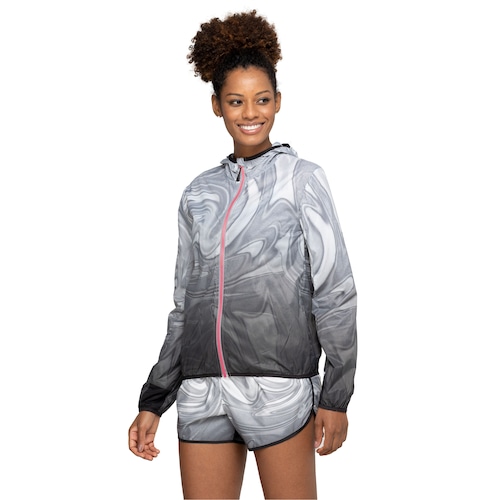 Jaqueta Corta-Vento Feminina ASICS com Capuz Toyama Estampa Sumi Packable é boa?