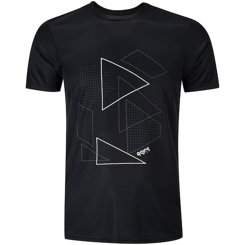 Camiseta Masculina ASICS Manga Curta Outline Anti Odor Cava Tradicional - Video 1