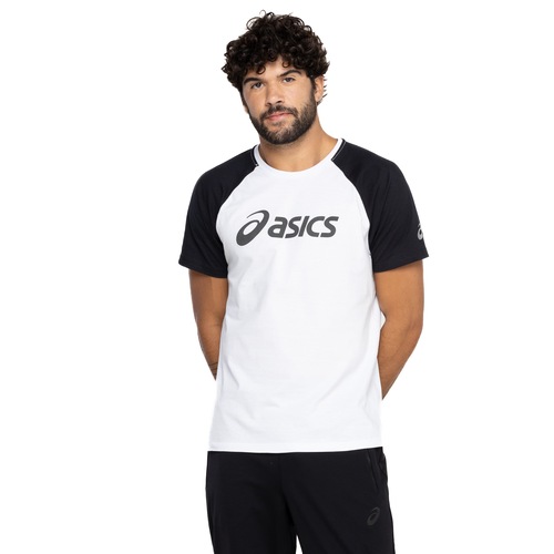Camiseta Masculina ASICS Manga Raglan Meia Malha - Video 1
