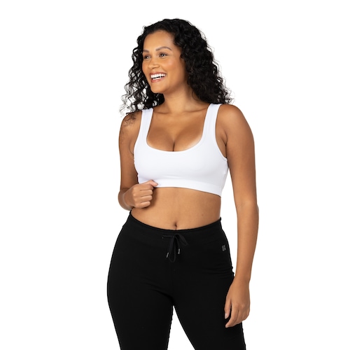Top Fitness sem Bojo Oxer Baixa Sustentação Basic Alça Reta - Adulto - Video 1
