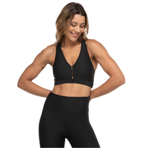 Menor preço em Top Fitness com Bojo Removível Oxer Média Sustentação Bartak - Adulto
