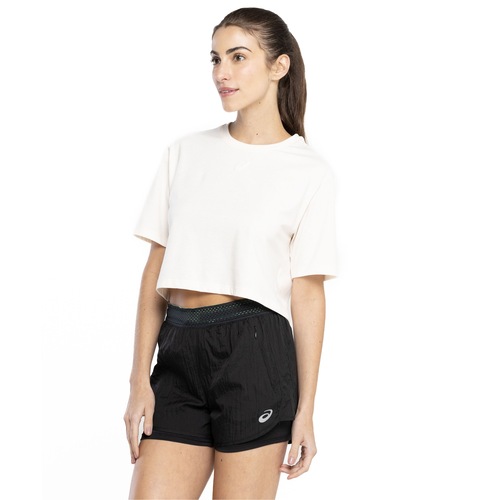 Blusa Cropped Feminina ASICS Malha Menor preço em Blusa Cropped Feminina ASICS Malha