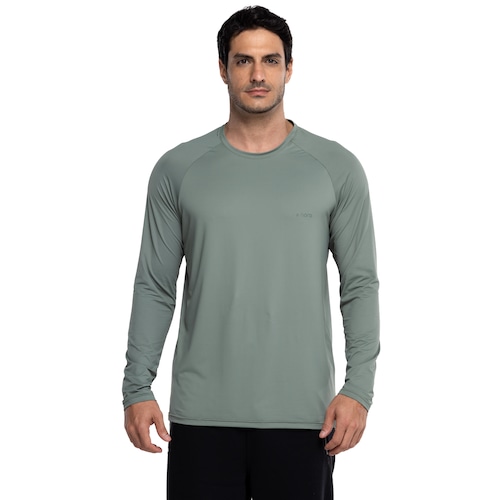 Camiseta Masculina Nord Manga Longa UV - Video 1