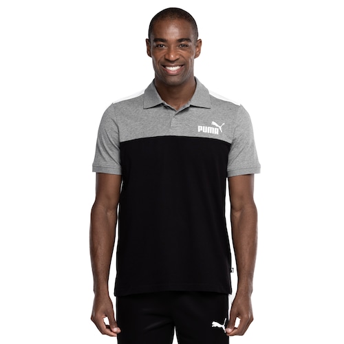 Camisa Polo Masculina Puma Essestials Block Jersey - Video 1