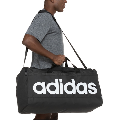 Mala adidas Duffel Linear Grande - 63,25 Litros Menor preço em Mala adidas Duffel Linear Grande - 63,25 Litros