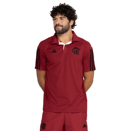 Camisa Polo do Flamengo Masculina adidas Casual - Video 1