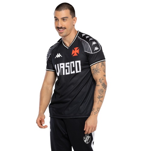 Camisa do Vasco da Gama 23 Kappa Masculina Supporter Menor preço em Camisa do Vasco da Gama 23 Kappa Masculina Supporter