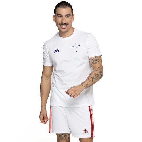 Camiseta do Cruzeiro adidas Masculina Concentração - Video 1