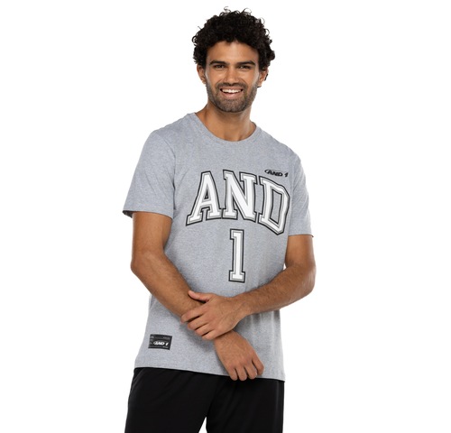Camiseta Masculina And1 Manga Curta Number - Video 1