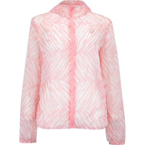Jaqueta Feminina ASICS Com Capuz Osaka Packable Estampa Zebra - Video 1
