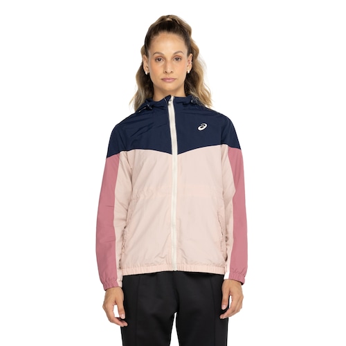 Jaqueta Feminina ASICS com Capuz Recortes Menor preço em Jaqueta Feminina ASICS com Capuz Recortes