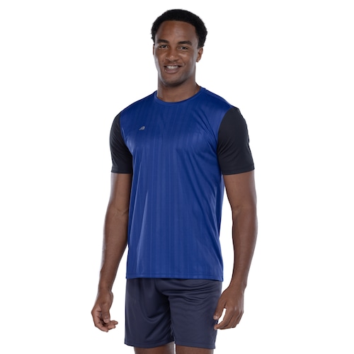 Camiseta Masculina Adams Manga Curta Embossed Futebol Dry - Video 1