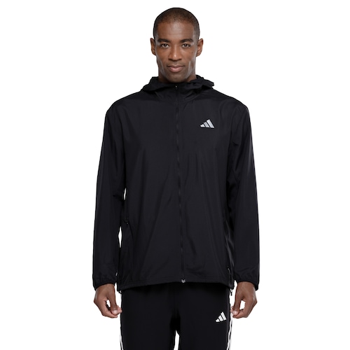 Jaqueta Corta-Vento Masculina adidas com Capuz Run IT Jacket - Video 1