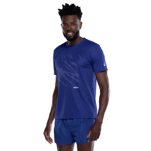 Camiseta Masculina ASICS Manga Curta Anti Odor Estampa Treino - Video 1