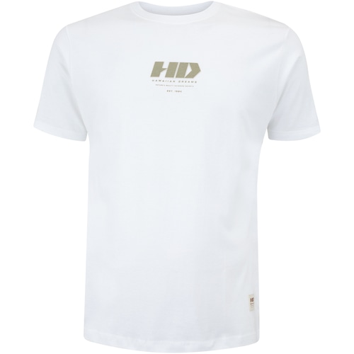 Camiseta Masculina HD Manga Curta Leaves 9507A - Video 1