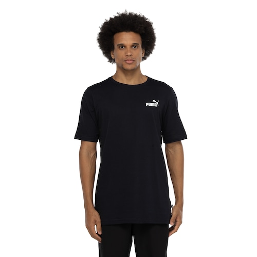 Camiseta Masculina Puma Manga Curta Small Logo ESS Camiseta Masculina Puma Manga Curta Small Logo ESS